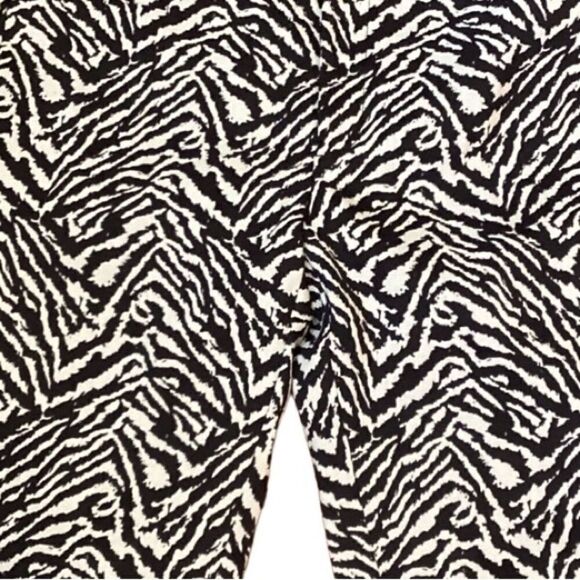 Banana Republic Sloan Fit Pant Women's Zebra Print Sz 8 - Picture 8 of 13